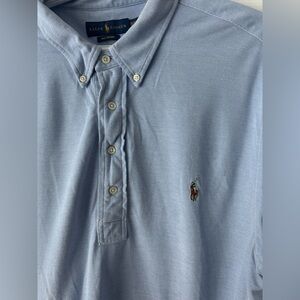 Polo Ralph Lauren Light Blue Multicolor Pony Oxford Polo XLT/TGL